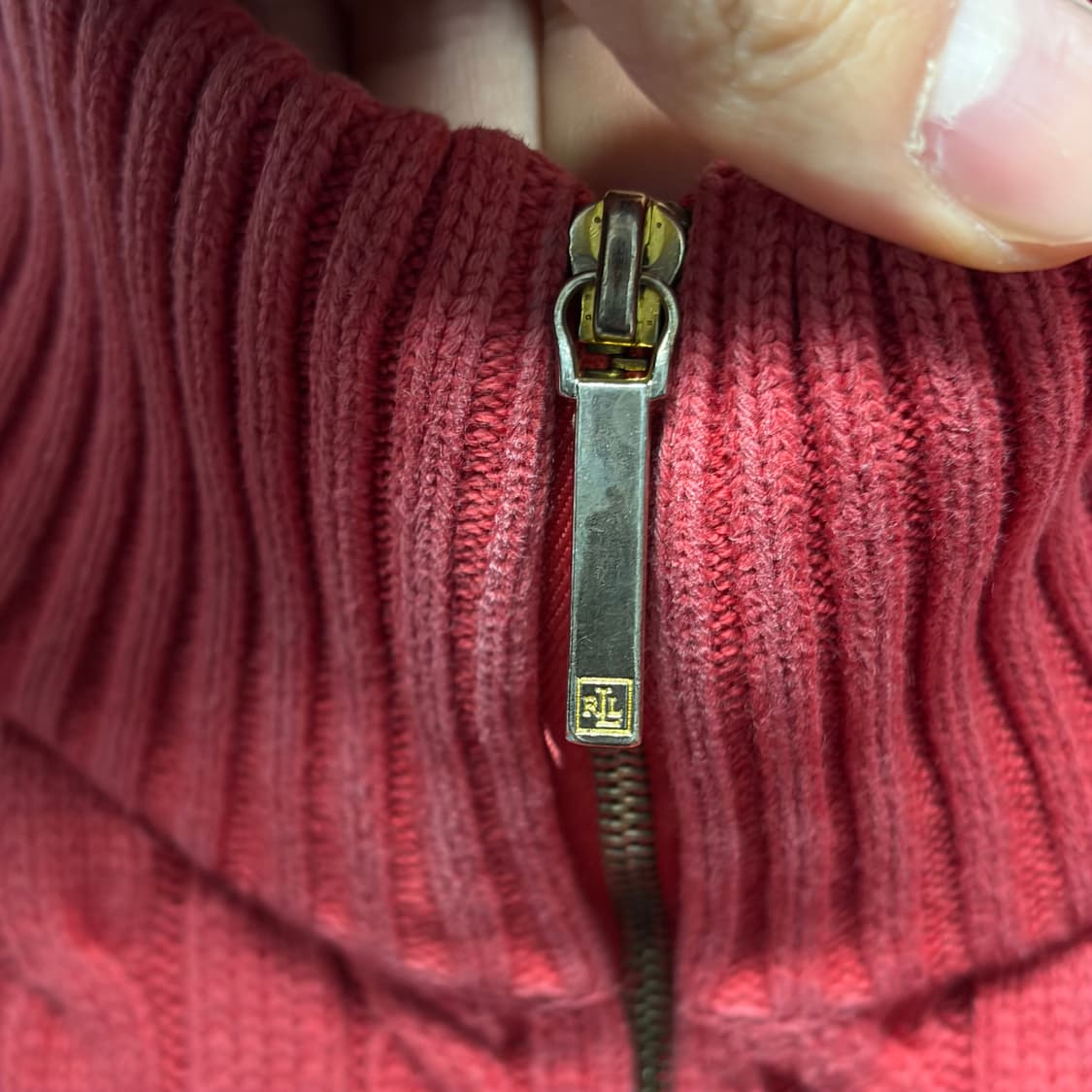 폴로 랄프로렌 케이블 니트집업 상품이미지3