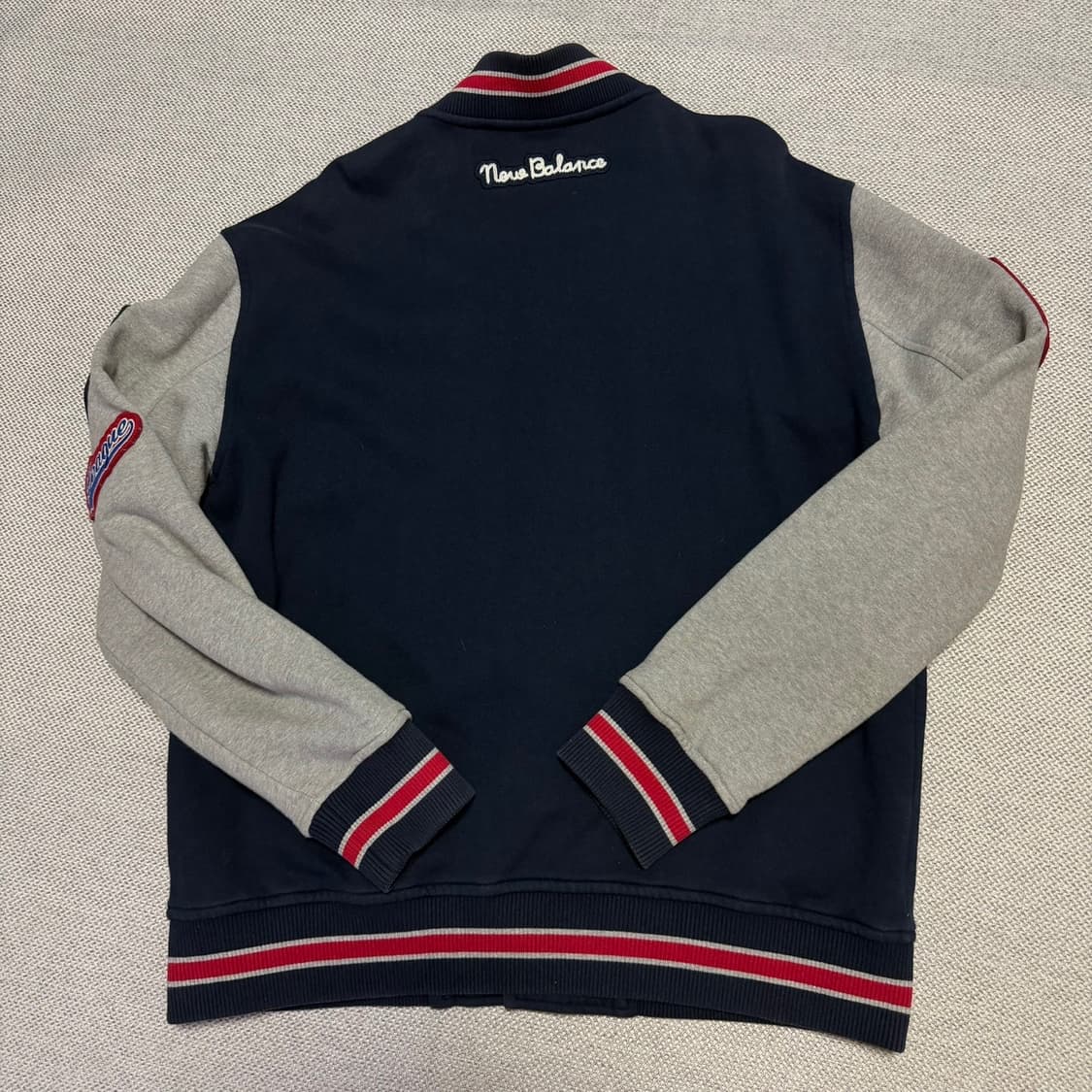 뉴발란스 빅로고 바시티 자켓 상품이미지5