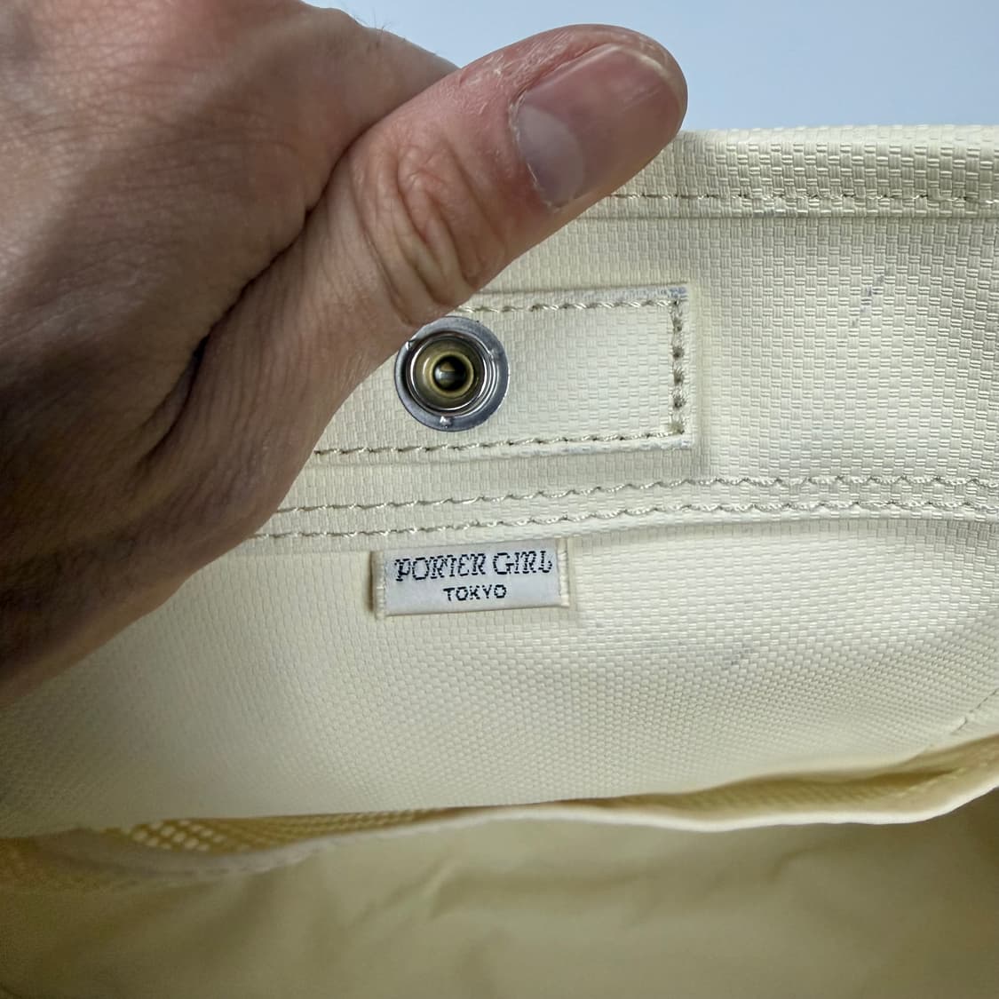 요시다포터 걸 토트백 아이보리 L 상품이미지7