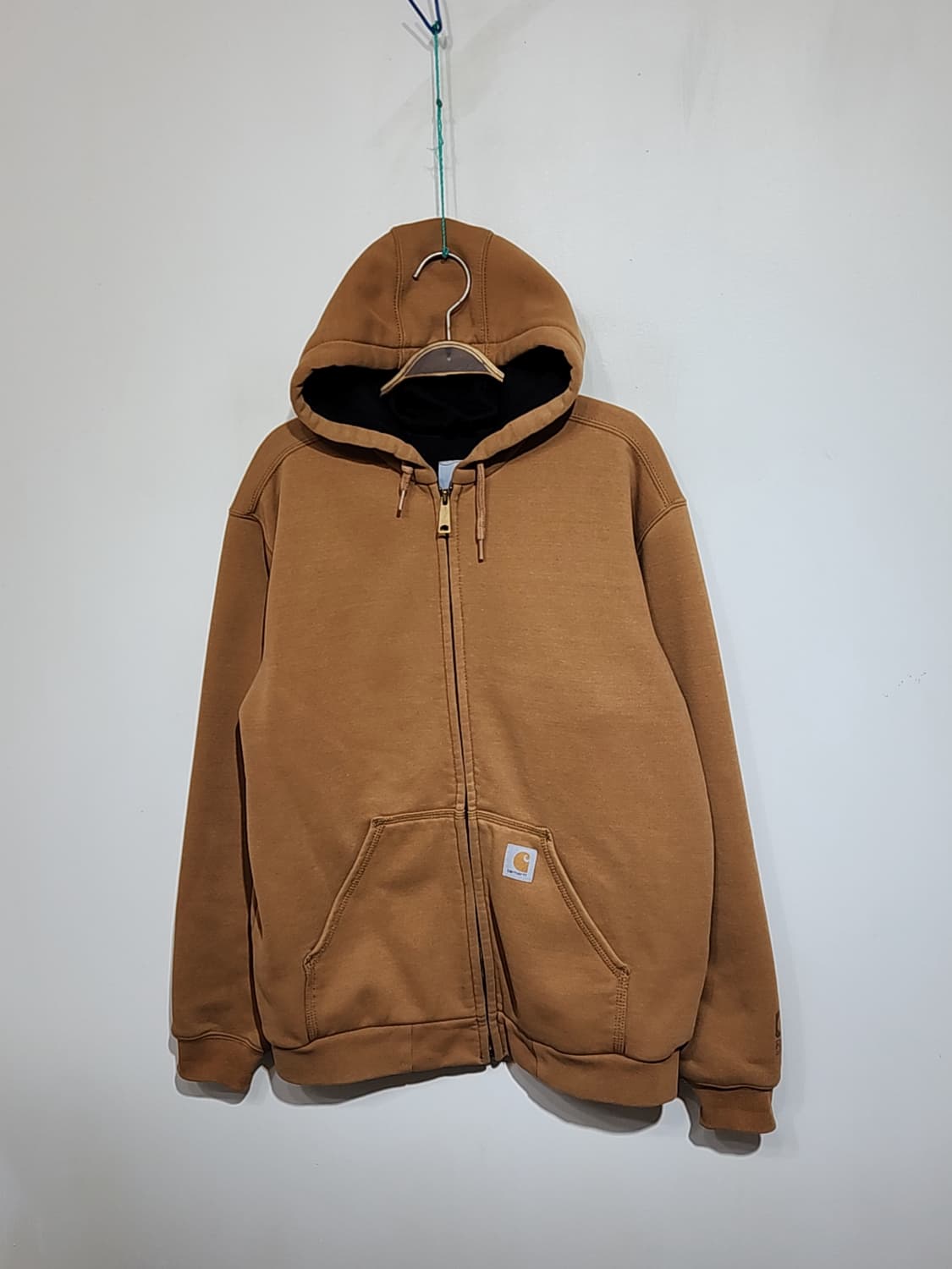 (L) 칼하트 써멀 후드집업 된장색 아메카지 캐주얼  상품이미지1