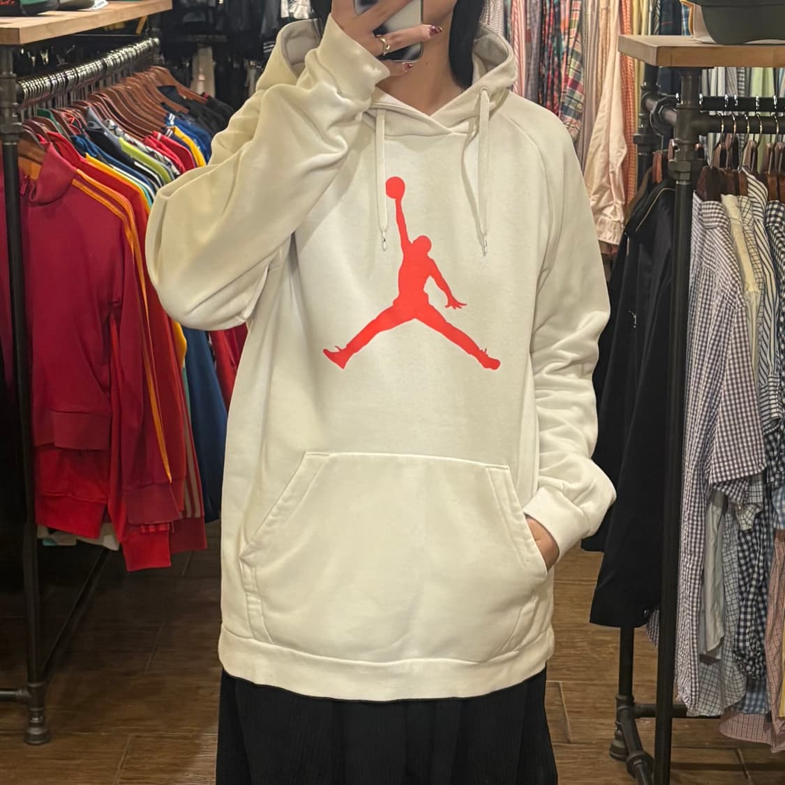 [HI] 조던 후드티 화이트 상품이미지2