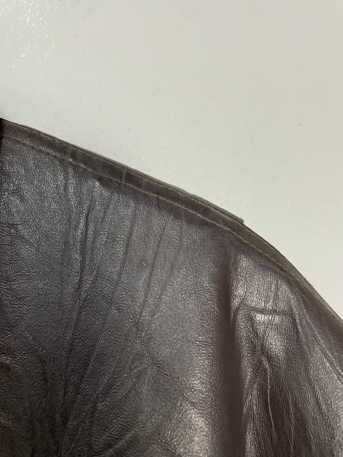 죠다쉬 빈티지 브라운 레더자켓 H2114 상품이미지7