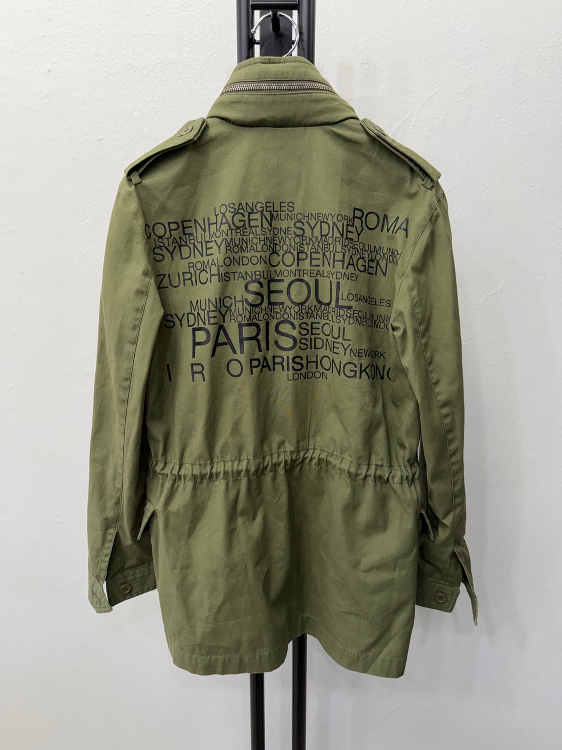 매장판정품) IRO 이로 카키 야상 자켓 34(55) 상품이미지4