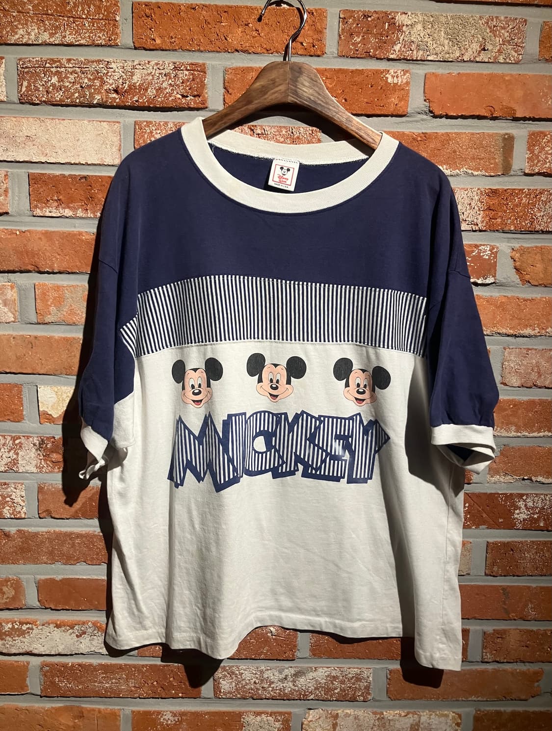 90s USA 빈티지 미키마우스 반팔 티셔츠 상품이미지2