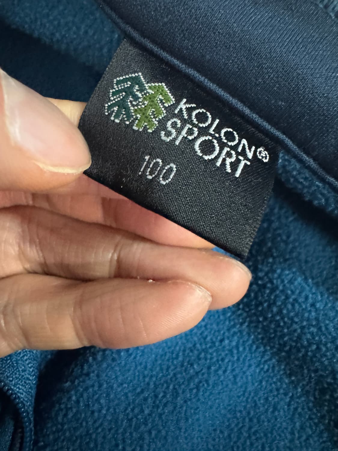 코오롱스포츠 등산 기모 반집업 긴팔 티셔츠 L 상품이미지3