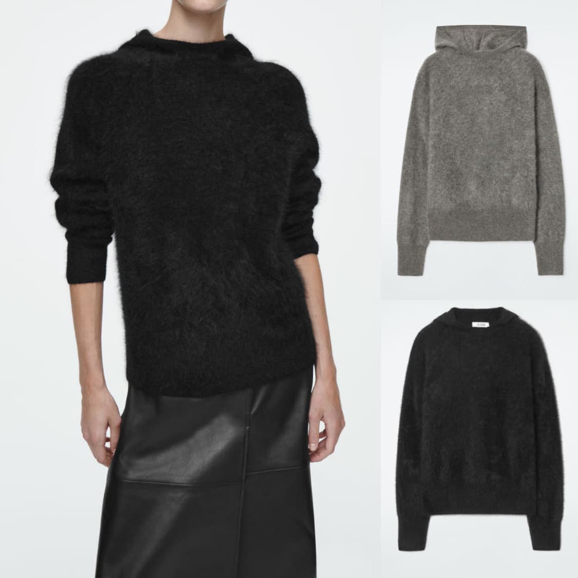 cos 캐시미어 100 후드집업 상품이미지3