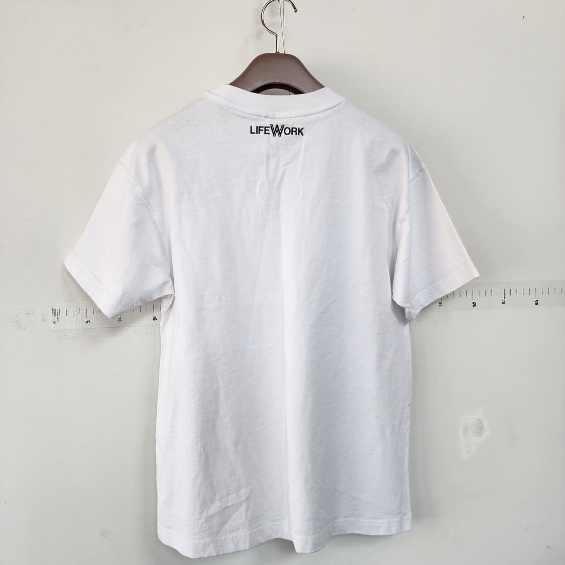 라이프워크 불독 반팔 티셔츠 화이트 상품이미지3