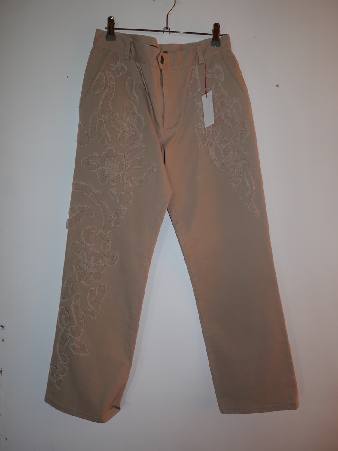 Roberto Cavalli patchwork cotton pants 상품이미지1