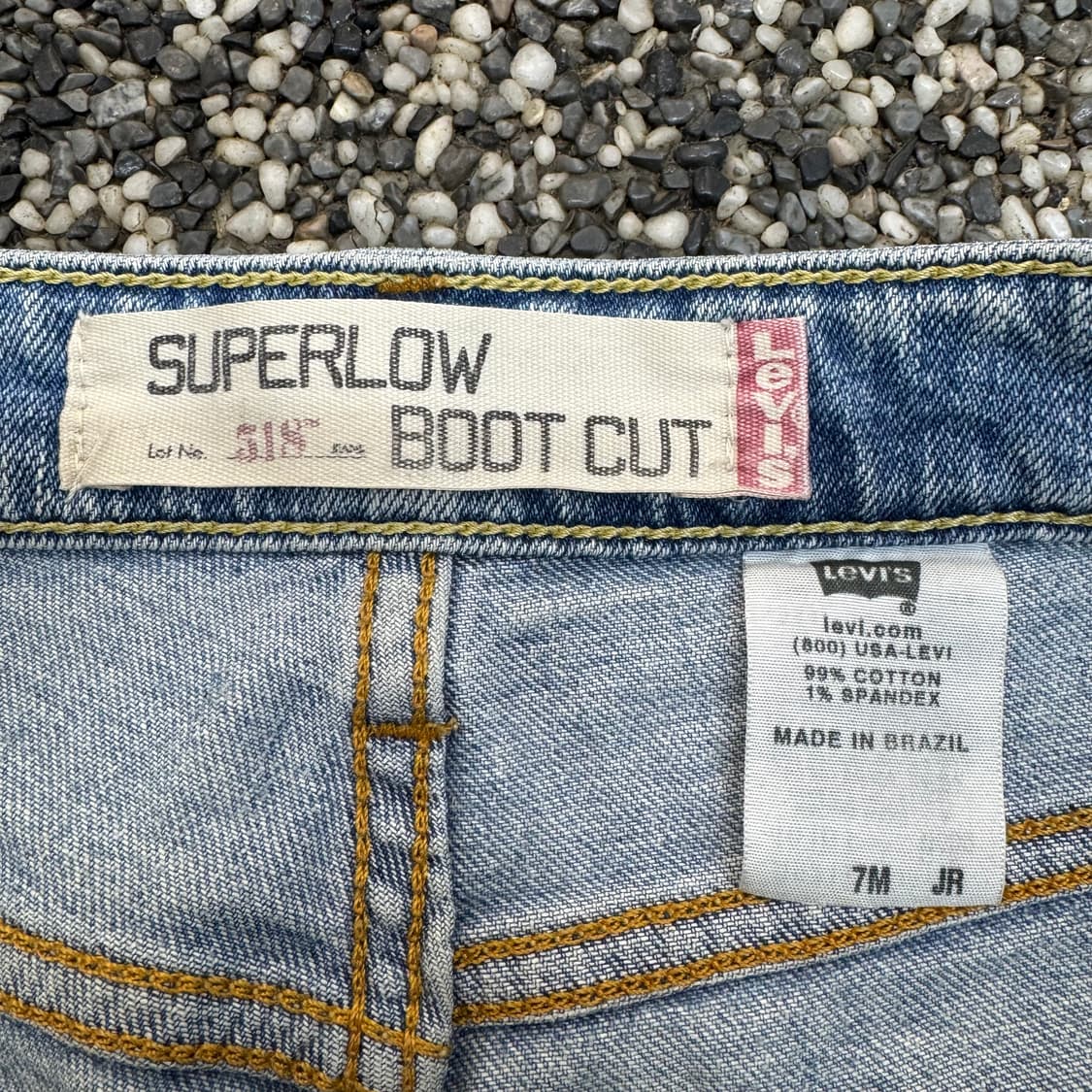 리바이스 우먼스 수퍼로우 부츠컷 데님 (32)   상품이미지7