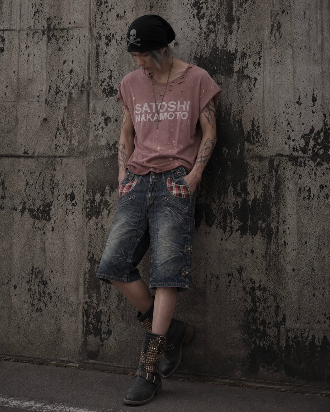 Double Belt Patchwork Denim Shorts   상품이미지10