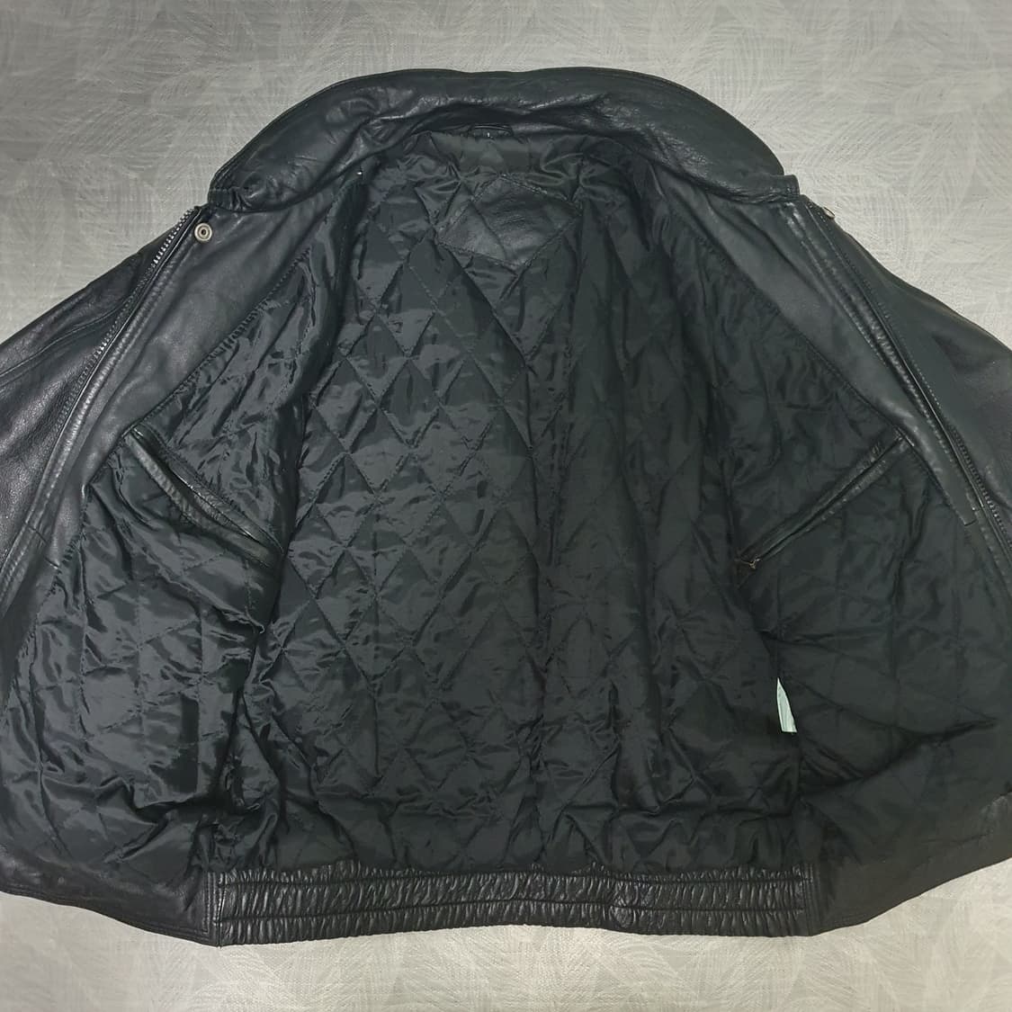 빈티지 소가죽 크롭 봄버 자켓 상품이미지5