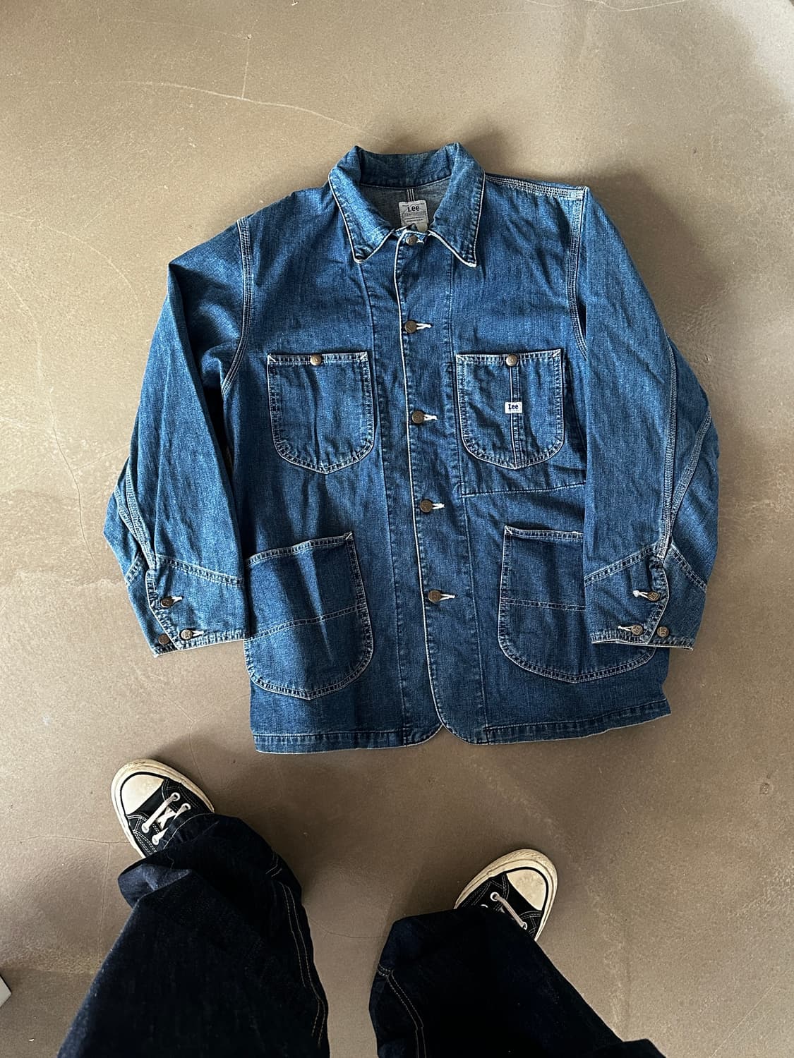 Lee 하프 데님 워크자켓 상품이미지1