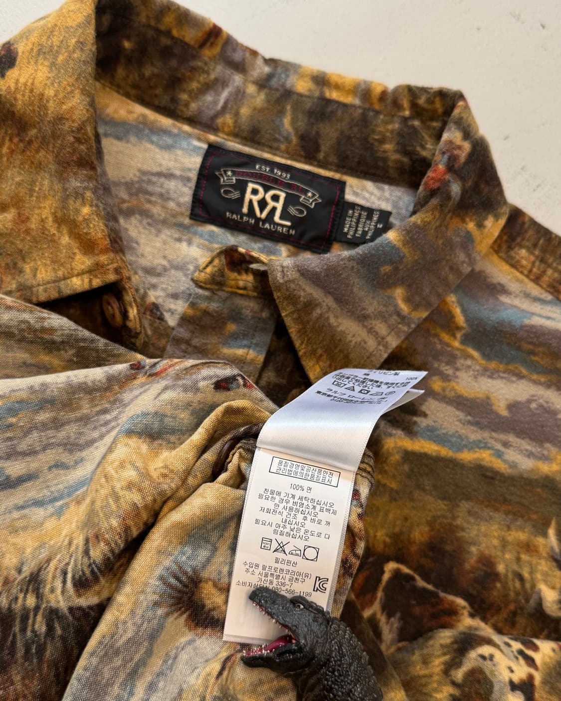 RRL 매트록 헌팅 패턴 워크 셔츠 상품이미지1
