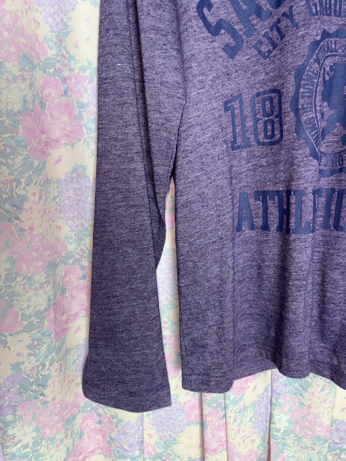 퍼플 레이어드 긴소매 티셔츠 상품이미지7