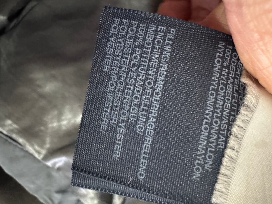 타미힐피거 빈티지 그레이 패딩 조끼 L 상품이미지3