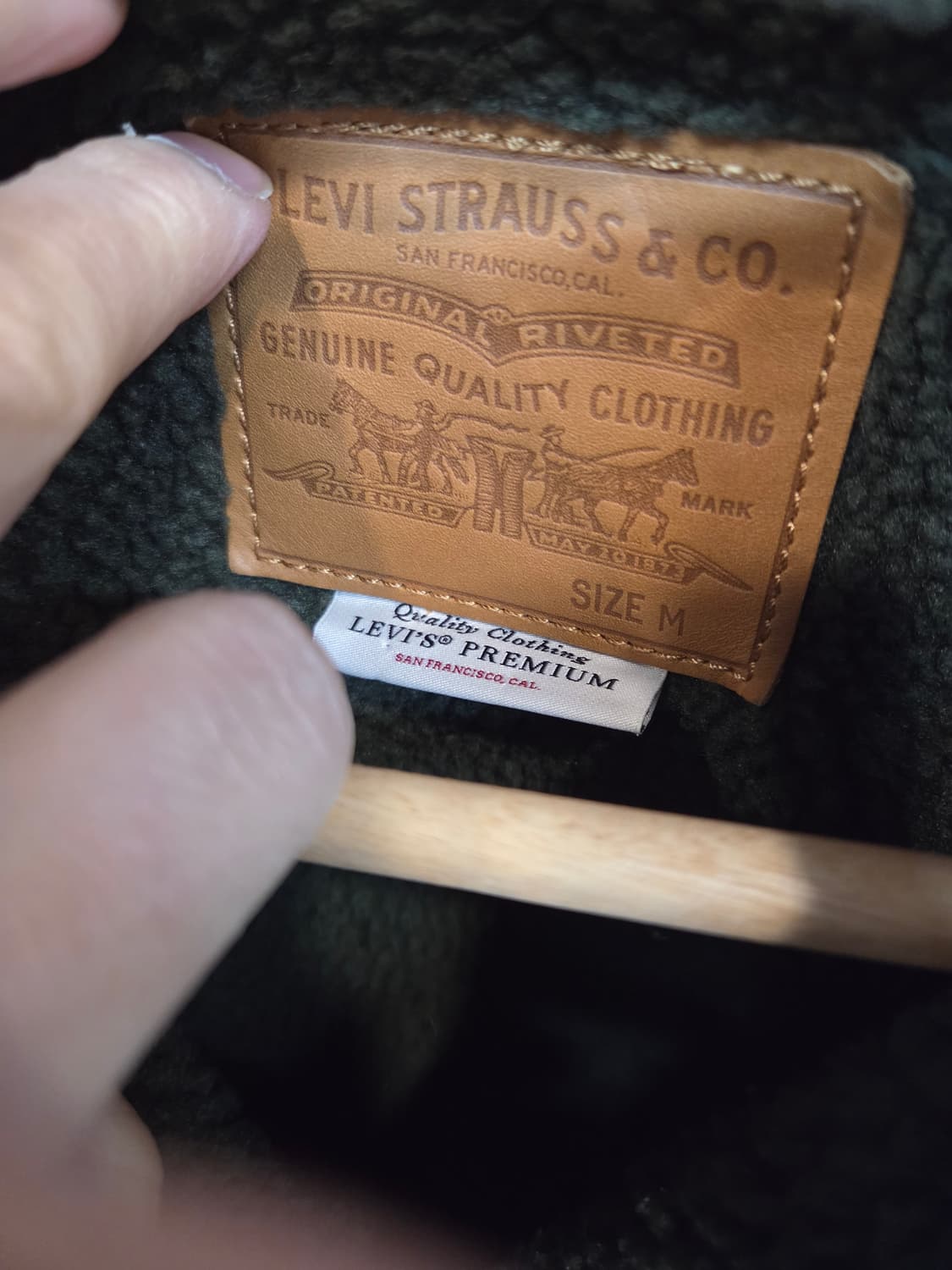 리바이스 빈티지 코듀로이 셰르파 트러커자켓 m 상품이미지3