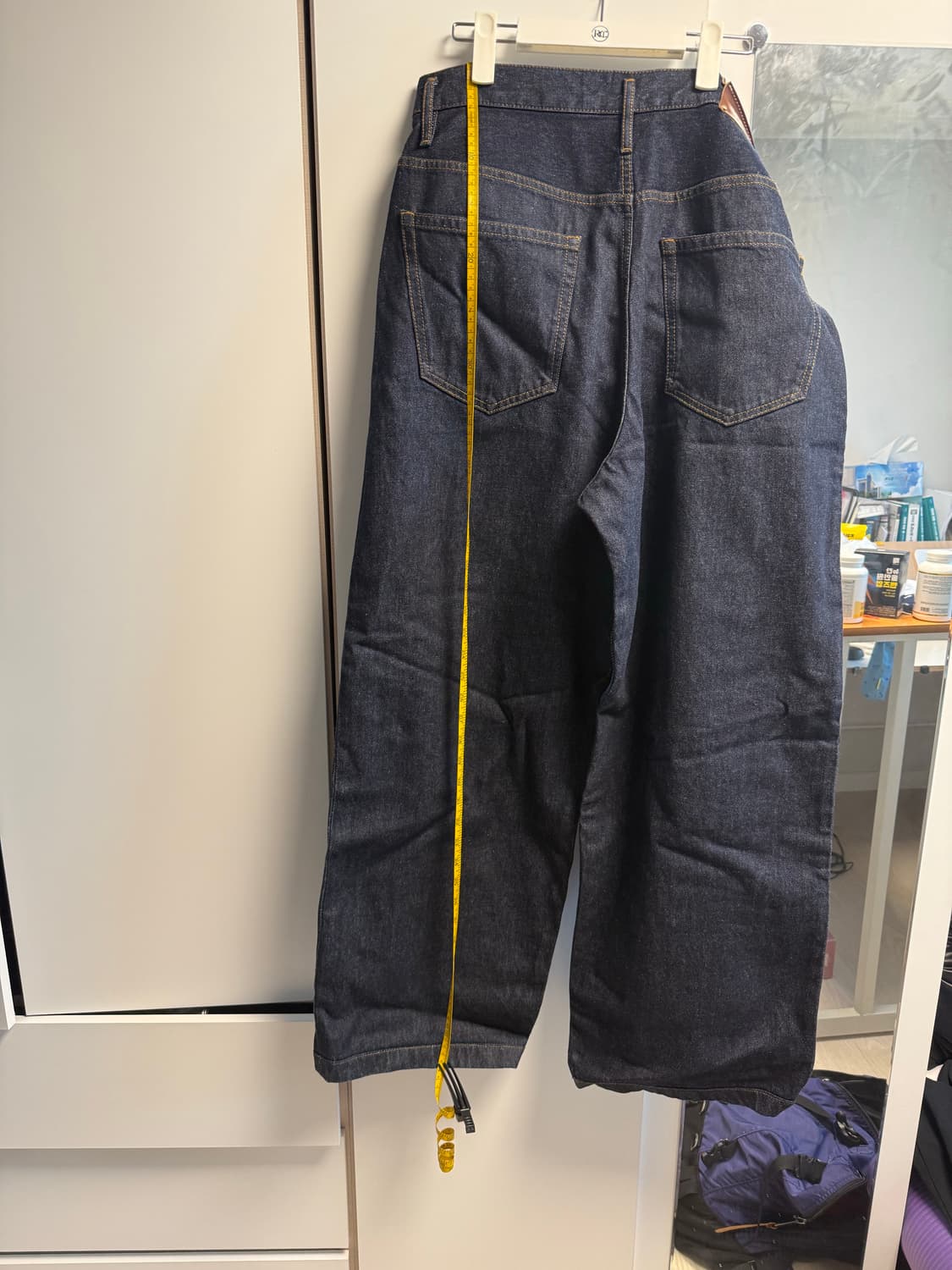 드리스반노튼 와이드 핀턱 데님 드리스반노튼데님 상품이미지5