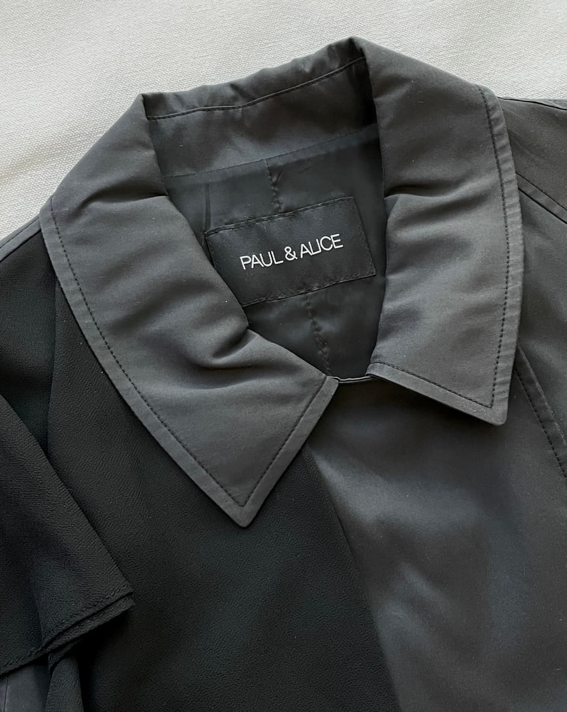 폴앤엘리스 PAUL&ALICE 나일론 트렌치 코트 자켓 더블 더플 코트 상품이미지2