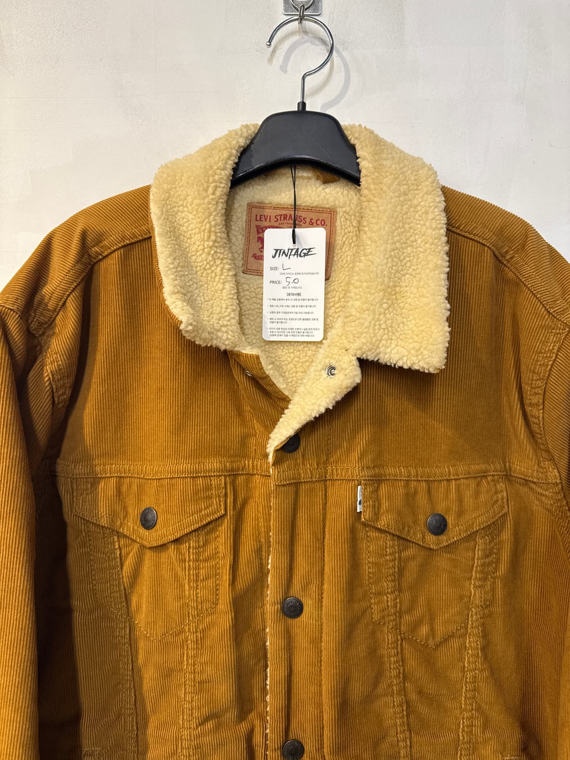 리바이스 카멜 코듀로이 자켓 상품이미지2