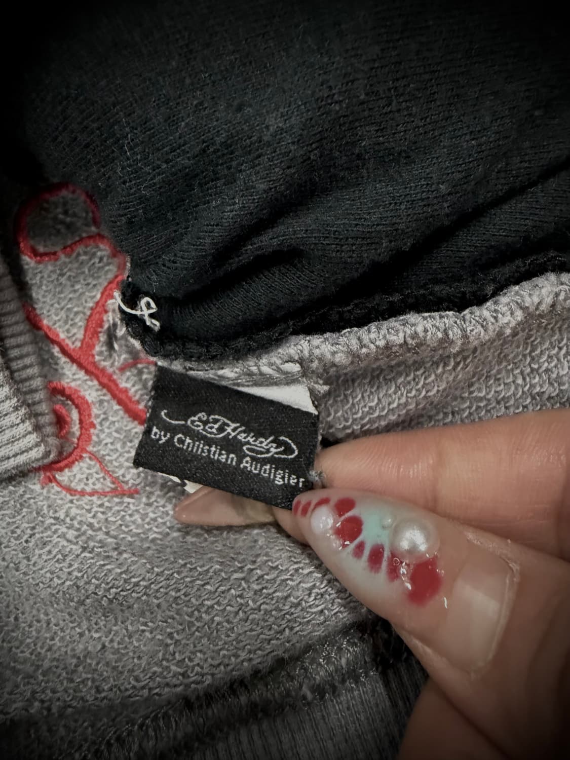 Ed Hardy 올드스쿨 그래픽 스웻 집업 상품이미지10