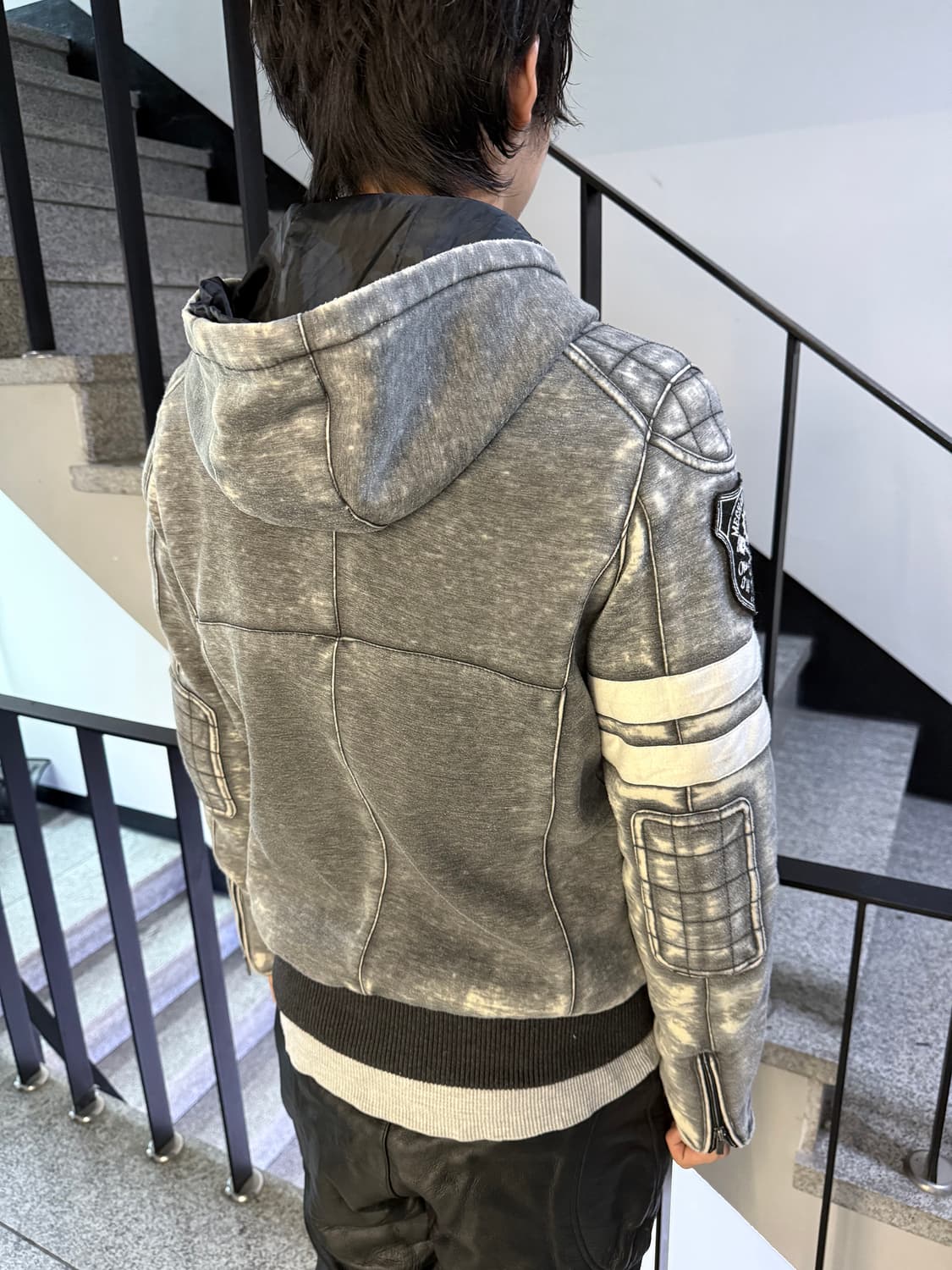 dyed washing patch jacket 상품이미지4