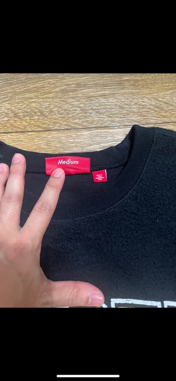 슈프림 인사이드아웃 맨투맨 m 상품이미지2