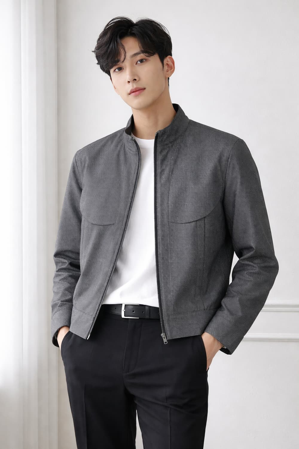 CK 캘빈클라인 메쉬 집업 자켓 상품이미지1