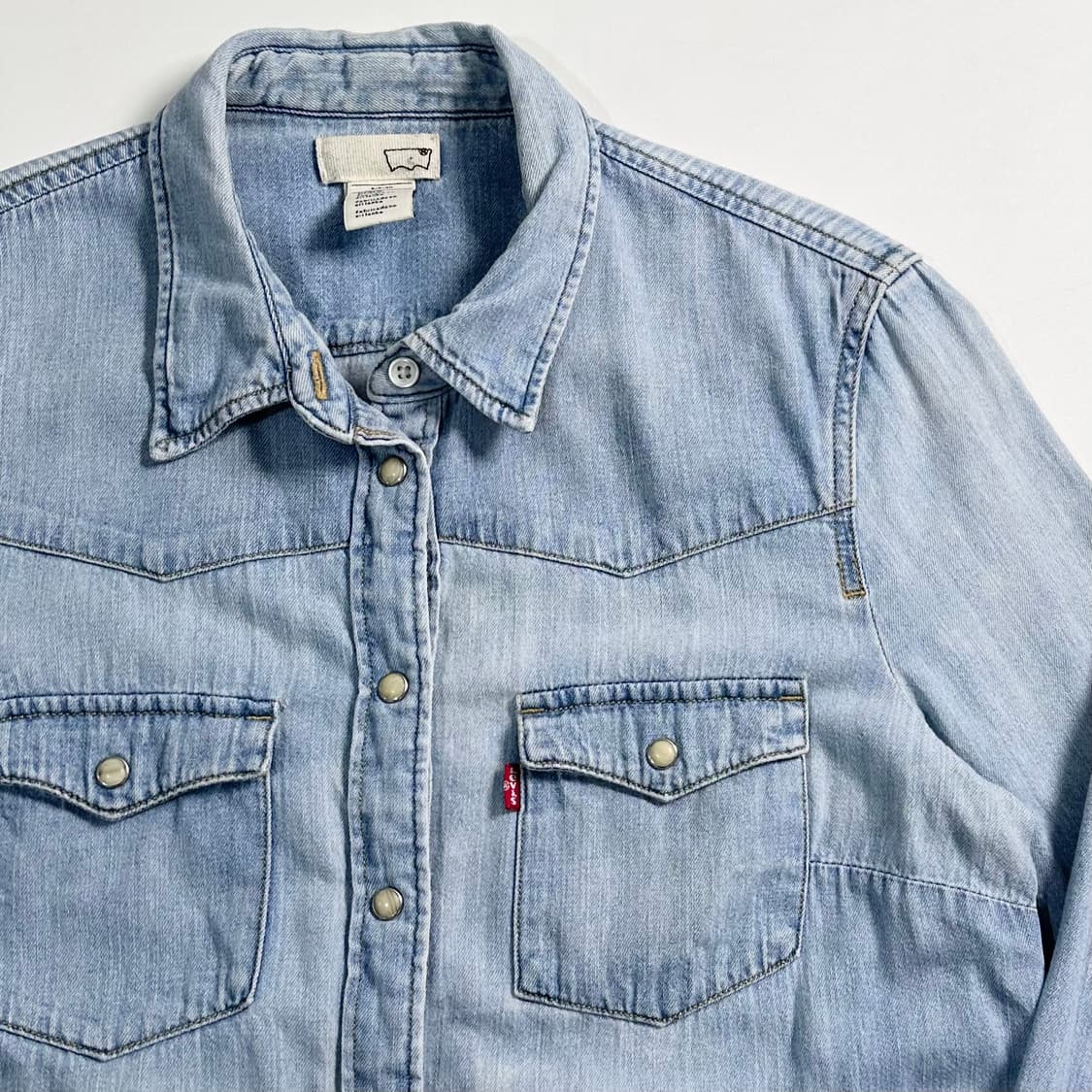  리바이스 우먼스 데님 웨스턴 셔츠  상품이미지4