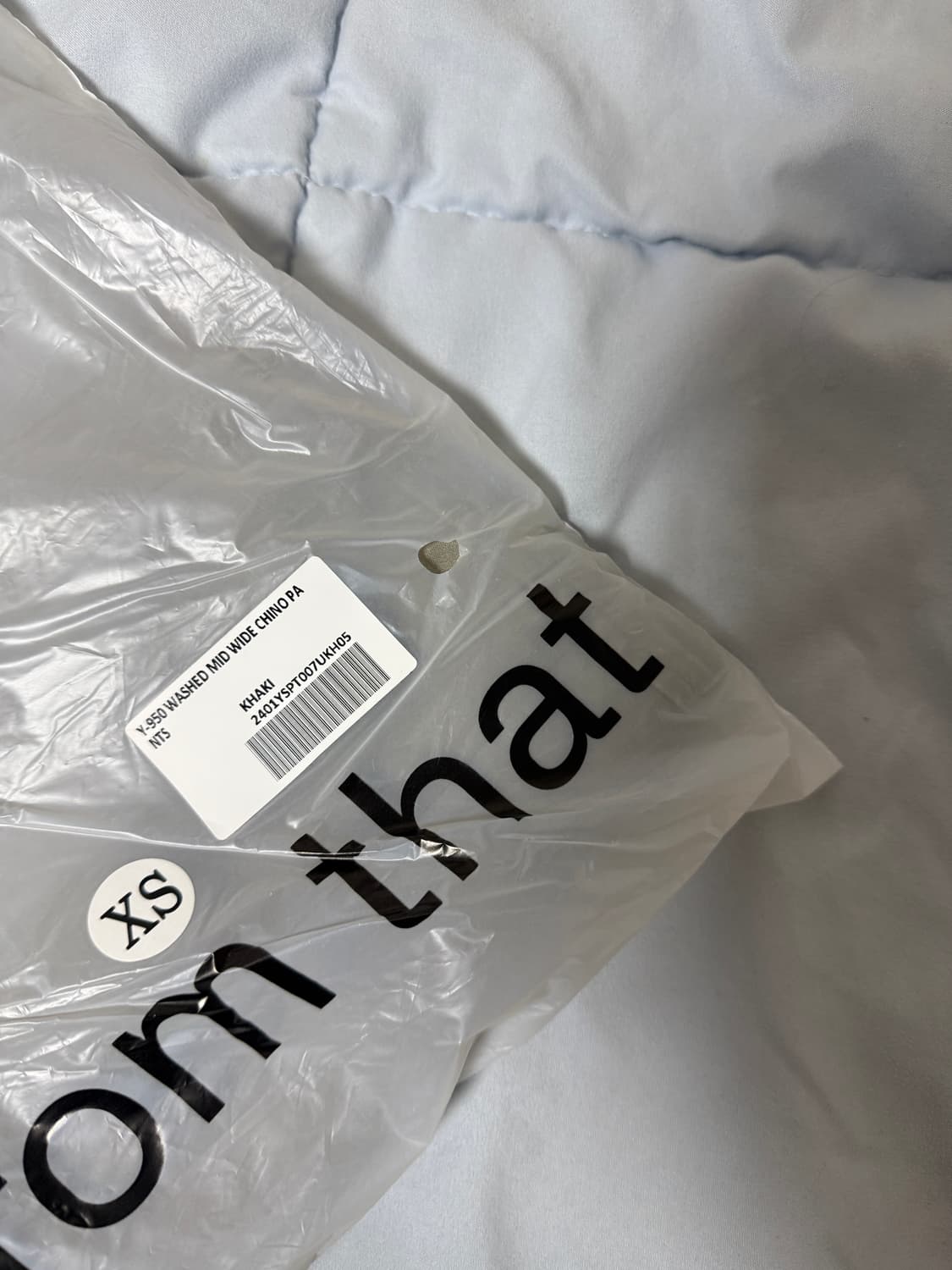 [XS] 이얼즈어고 와이드 치노 팬츠 Y-950 카키 상품이미지5