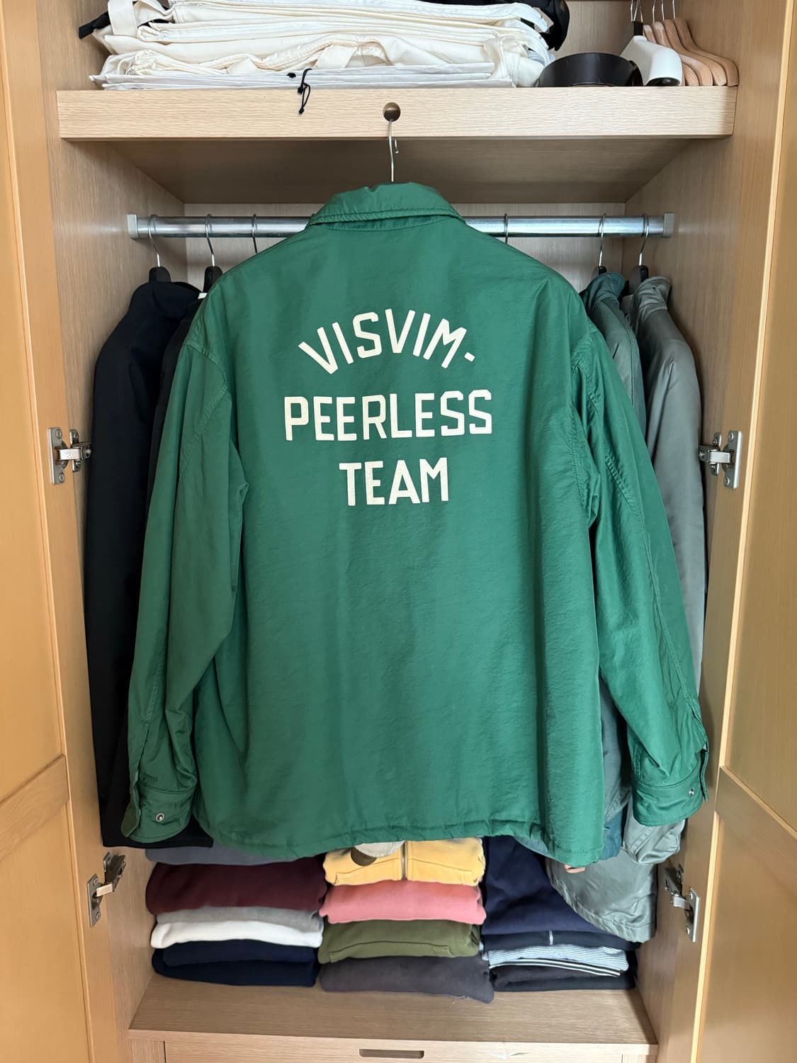 [1] 비즈빔 23SS 코치자켓 그린 상품이미지2