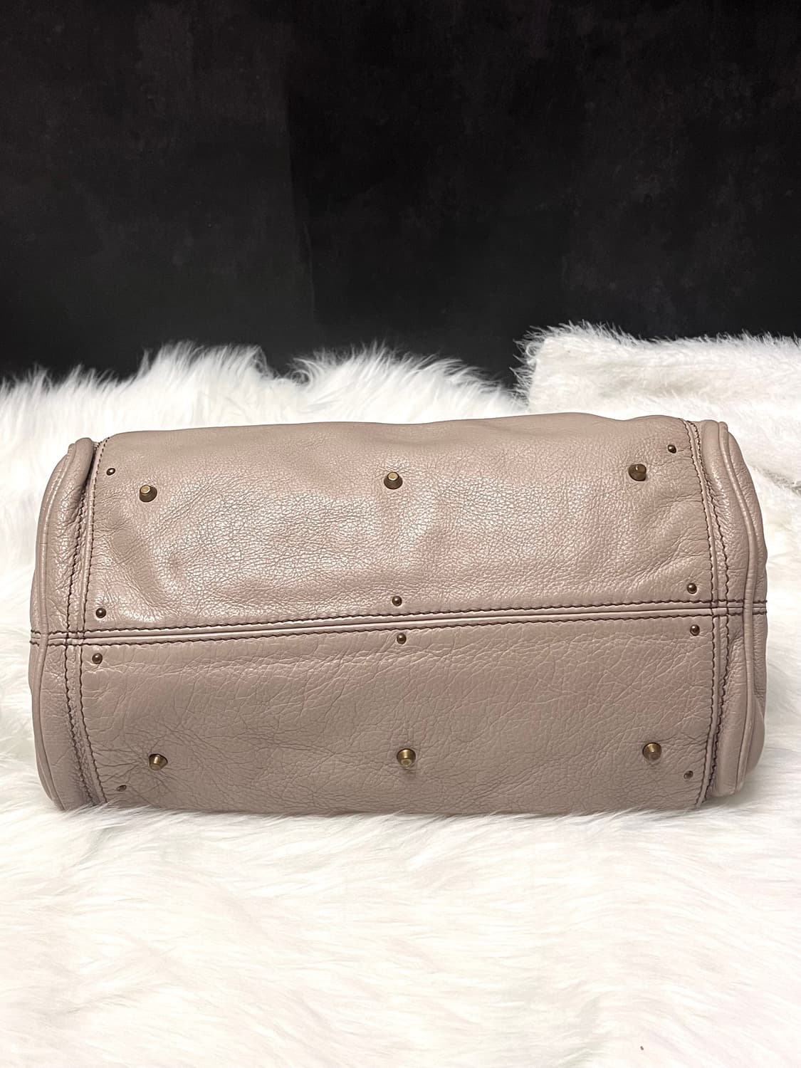 Chloe 끌로에 패딩턴 그레이 레더 아카이브 자물쇠 토트백 상품이미지4