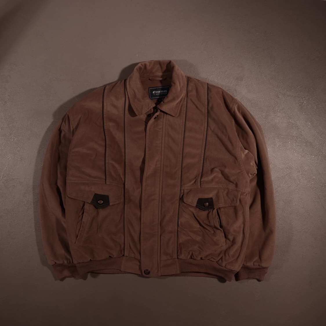 일본빈티지 벨벳 블루종 자켓 상품이미지1