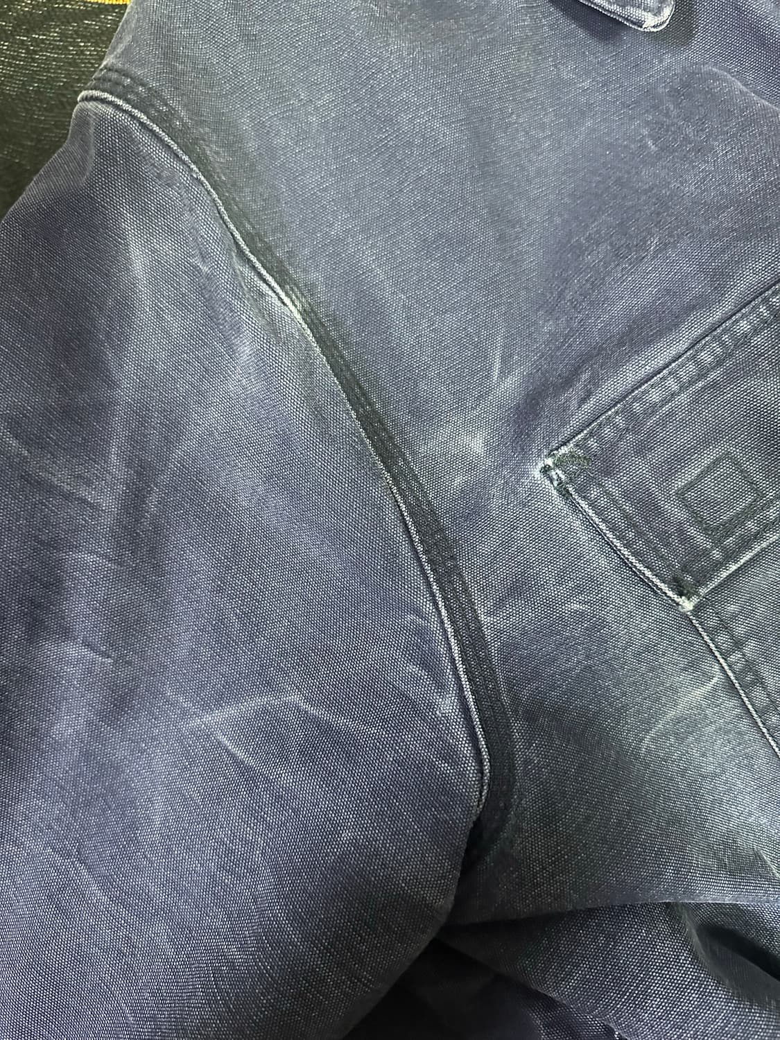 칼하트 FR 데님 워크 자켓 콜로니얼 파이프라인 컴퍼니 상품이미지6