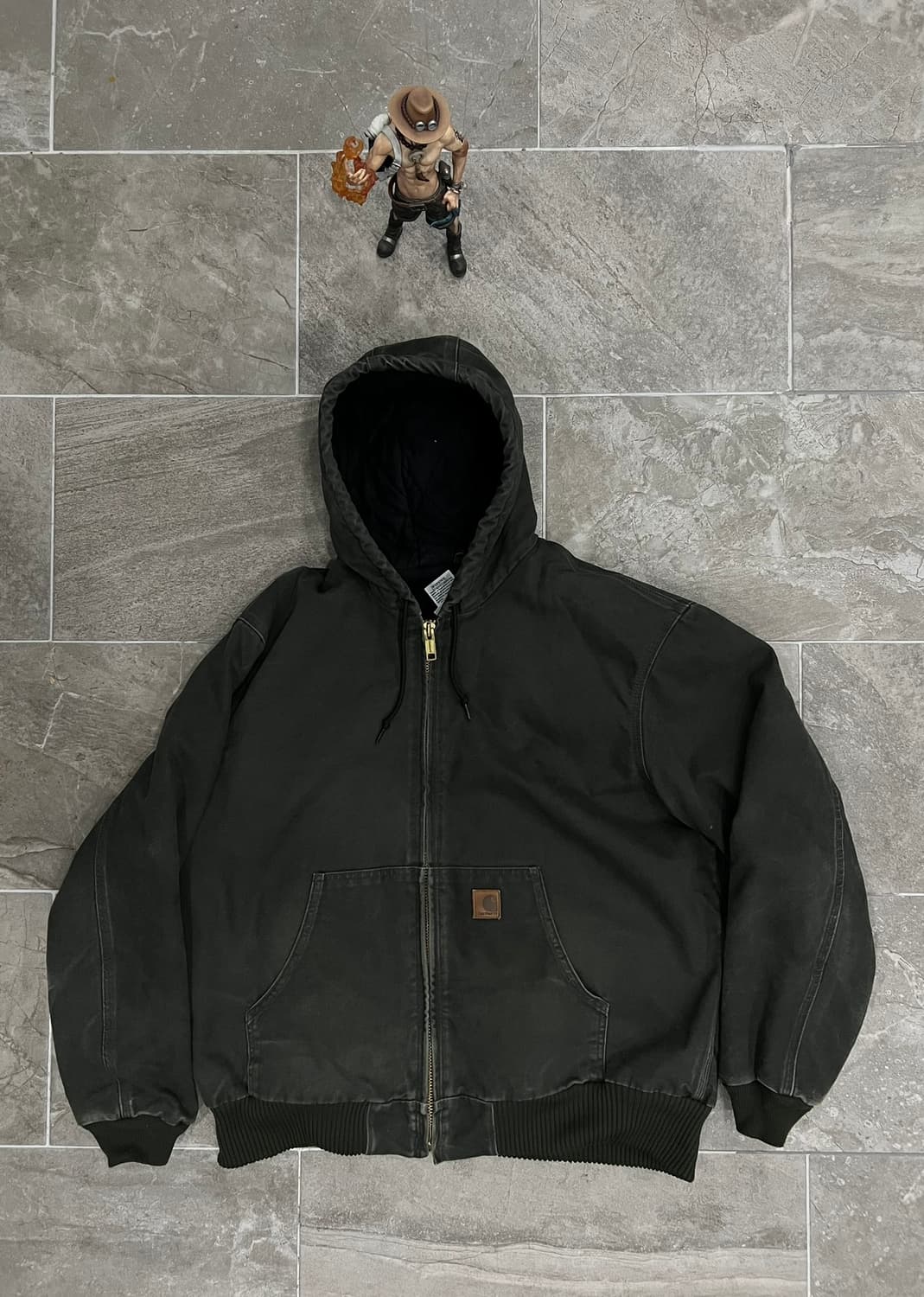 (XL) 칼하트 후드 덕 액티브 자켓 J130 MOS 모스그린 상품이미지1
