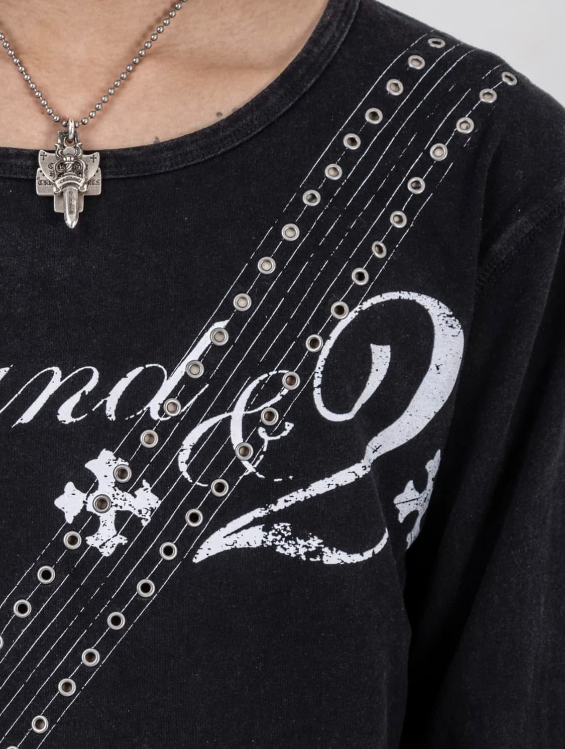 (2002)Slash belted L/S tee 상품이미지3