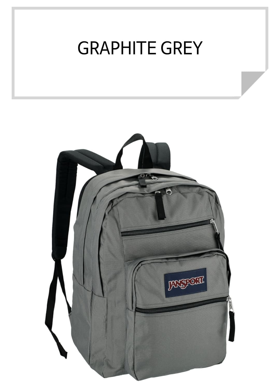 잔스포츠 빅캠퍼스 백팩 그레이 상품이미지1