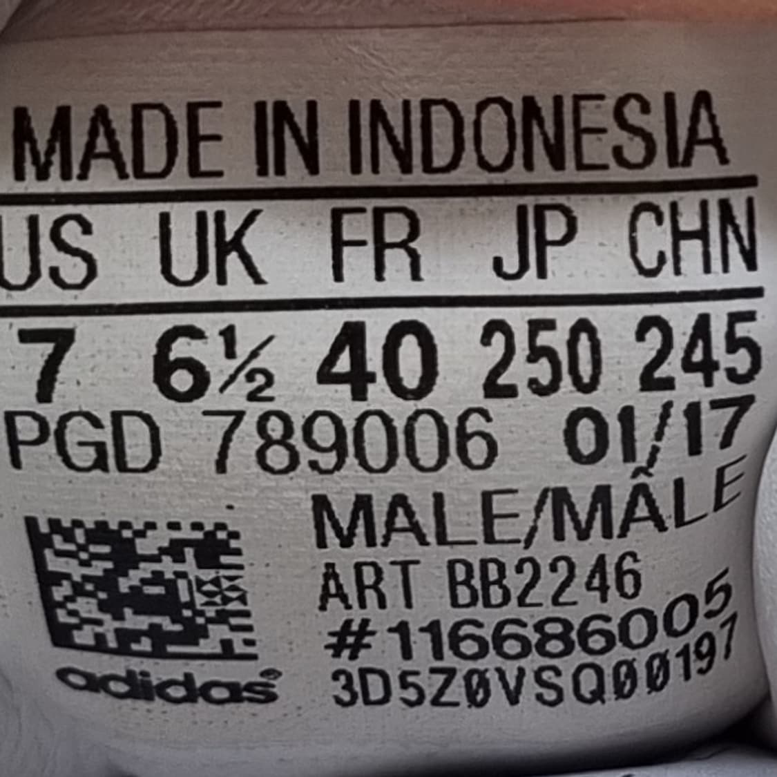 아디다스 슈퍼스타 흰빨파 운동화250  상품이미지6