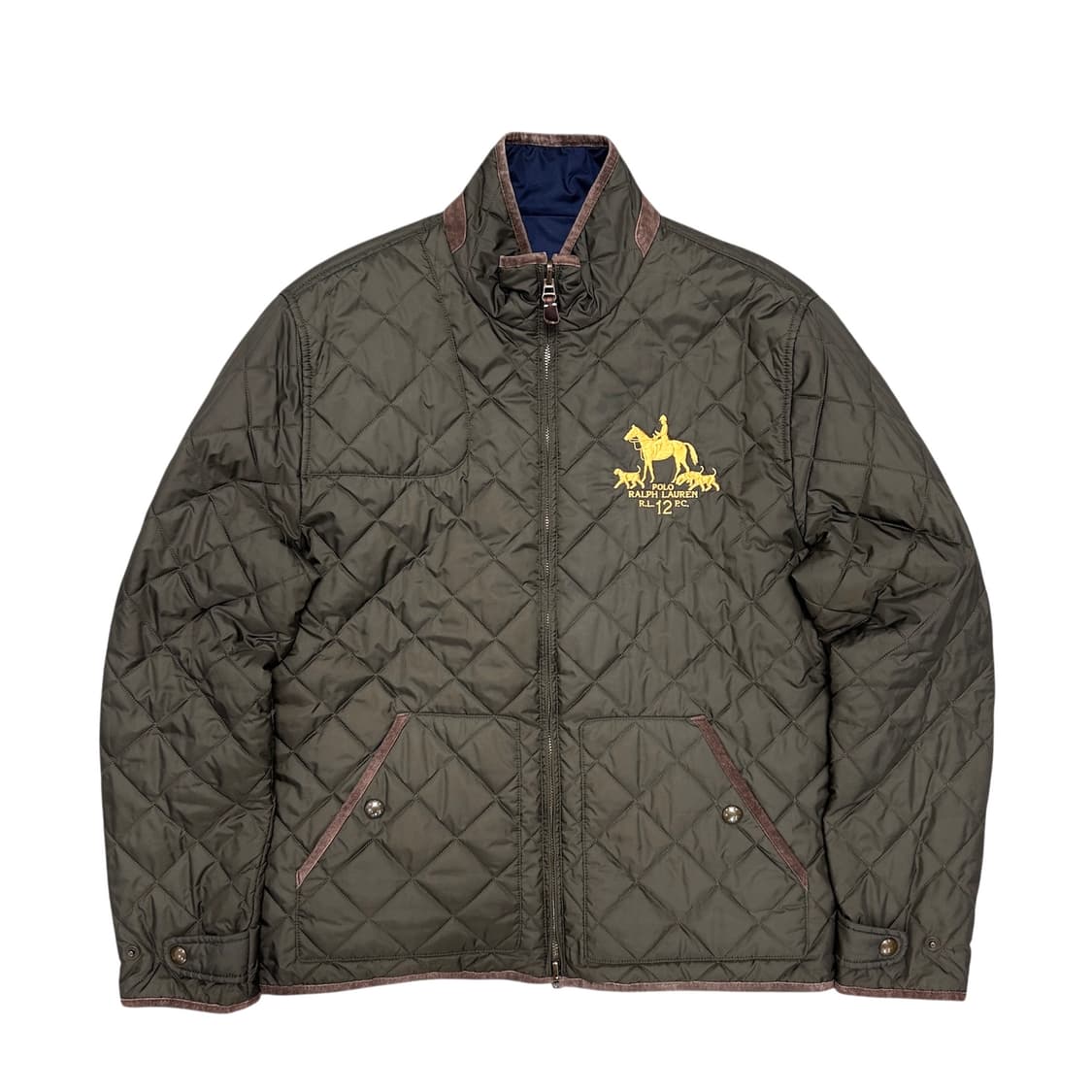 폴로 리버시블 퀼팅자켓(L) 상품이미지1