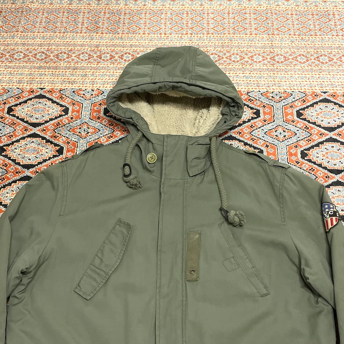 타미힐피거데님 카키 롱 야상점퍼 남성L 상품이미지2