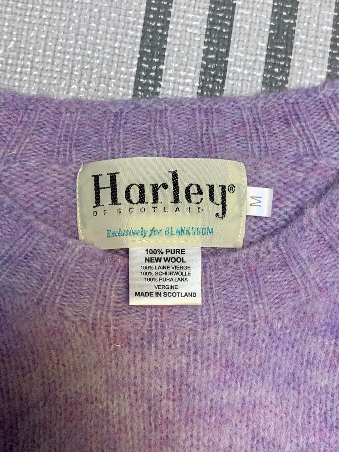 [M]할리오브 스코틀랜드 x 블랭크룸 쉐기독 니트 상품이미지3