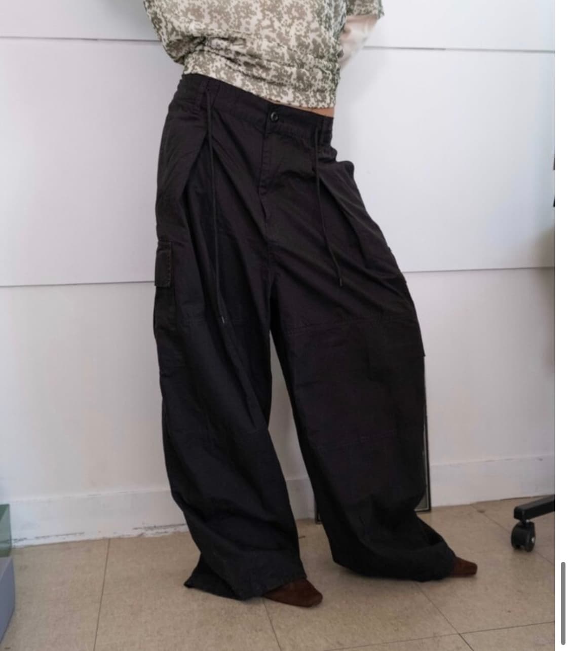 카고팬츠 와이드 벌룬 루즈핏 오버사이즈 워크 상품이미지1