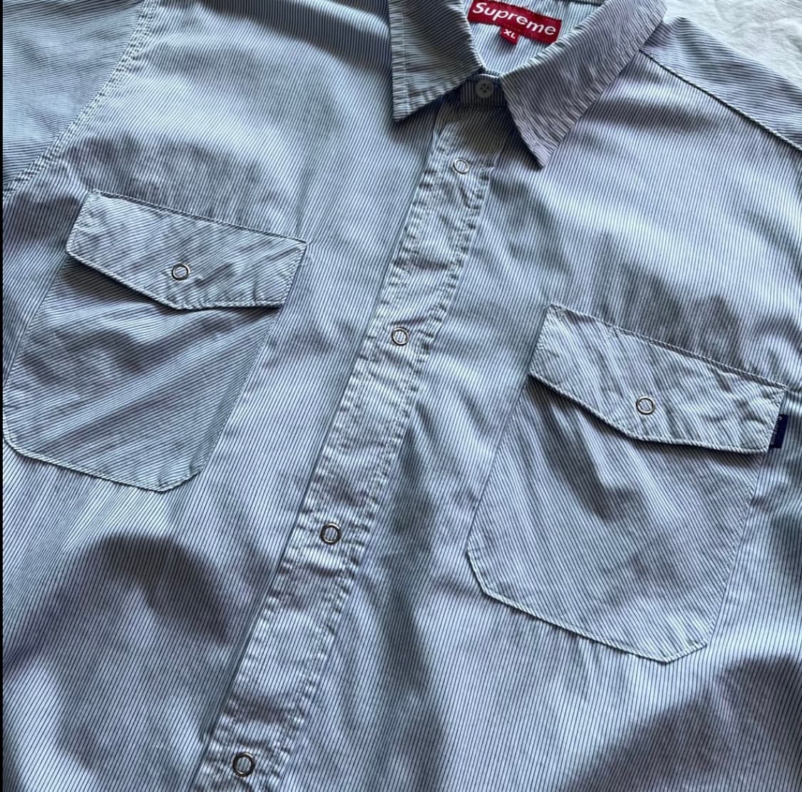 90s 올드 슈프림 USA MADE 웨스턴 셔츠 상품이미지4