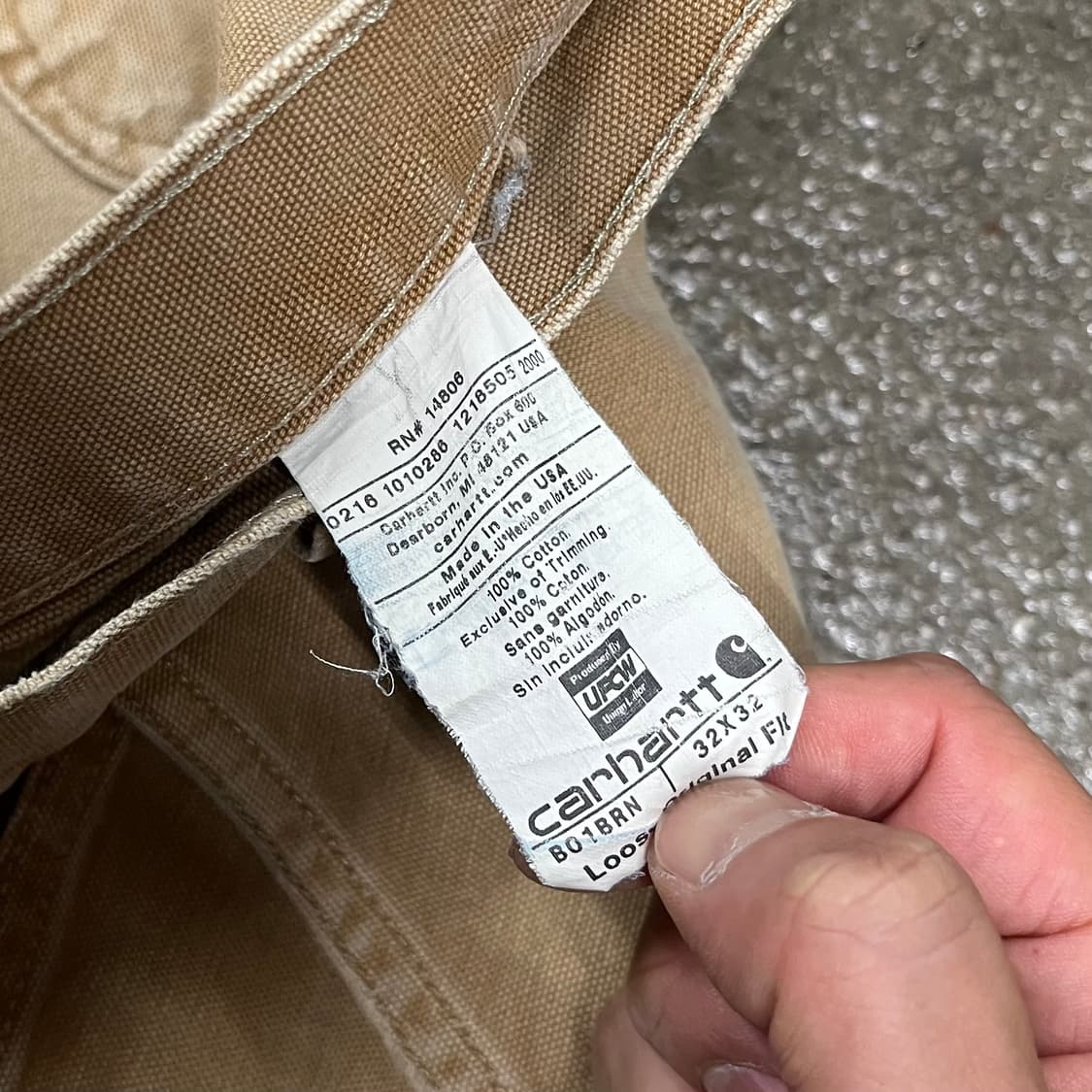 Carhartt 더블니 워크 팬츠 (31“) 상품이미지5