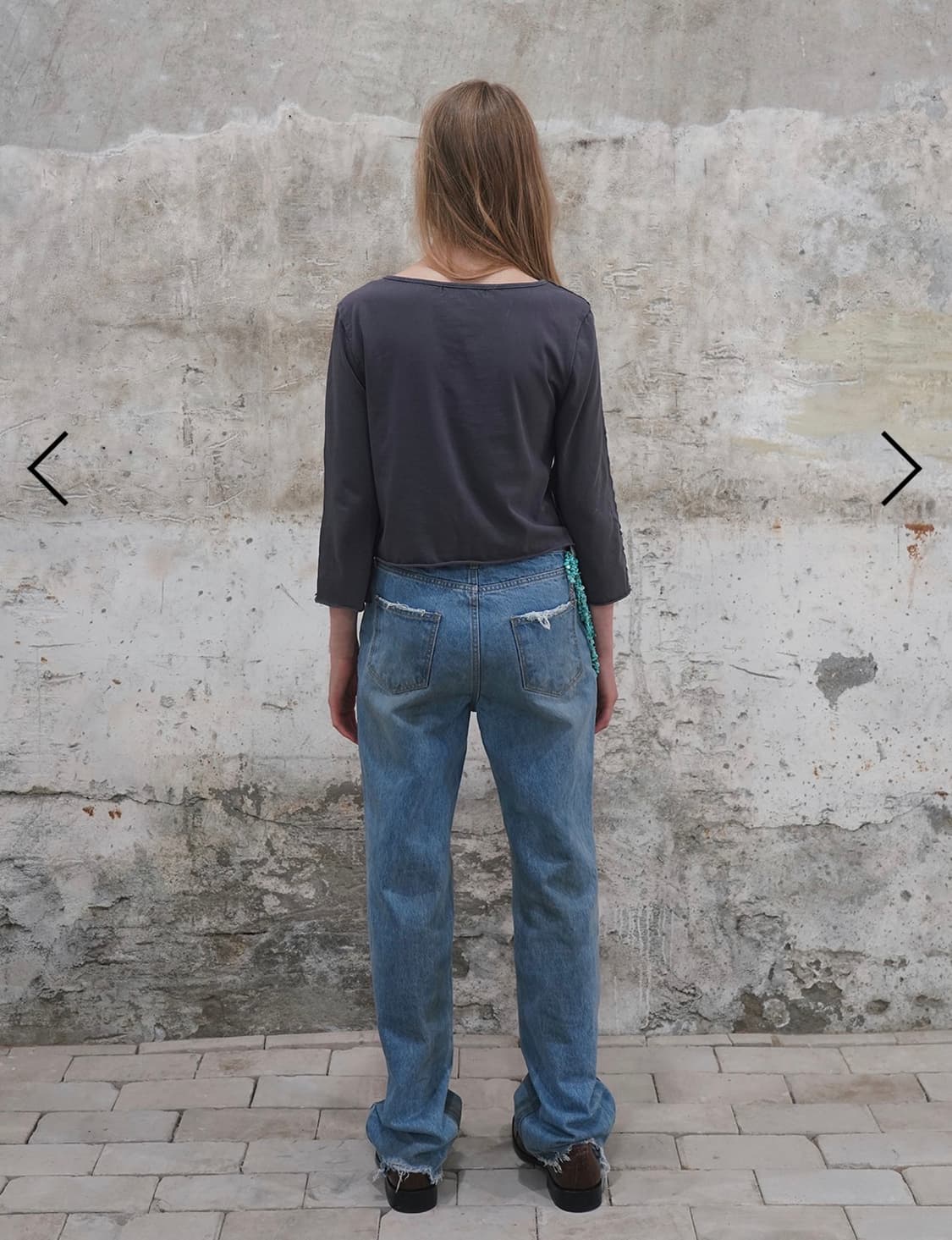 데어드) DIRTY FADE JEANS- size S 상품이미지2