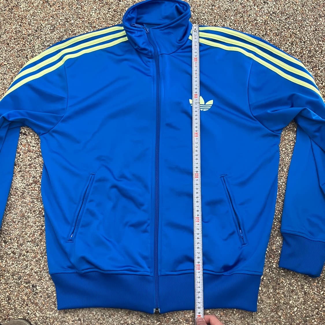 35 아디다스 파이어버드 져지 블루라임 상품이미지7