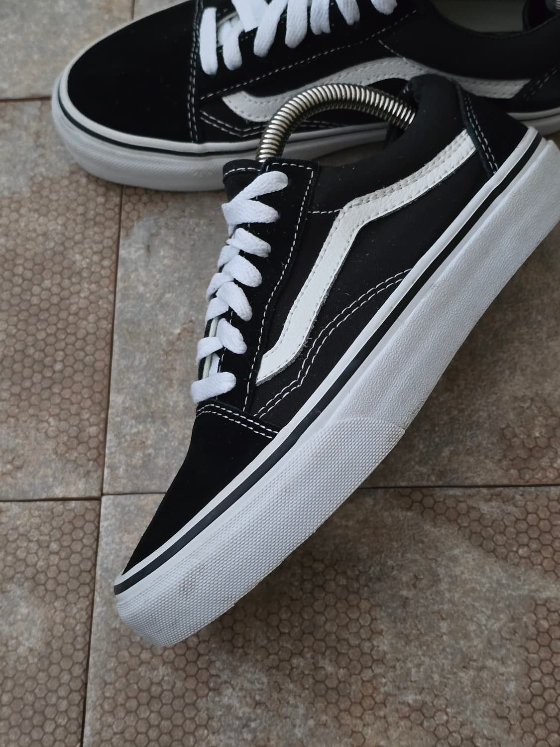 (225)반스 올드스쿨 검흰 상품이미지4