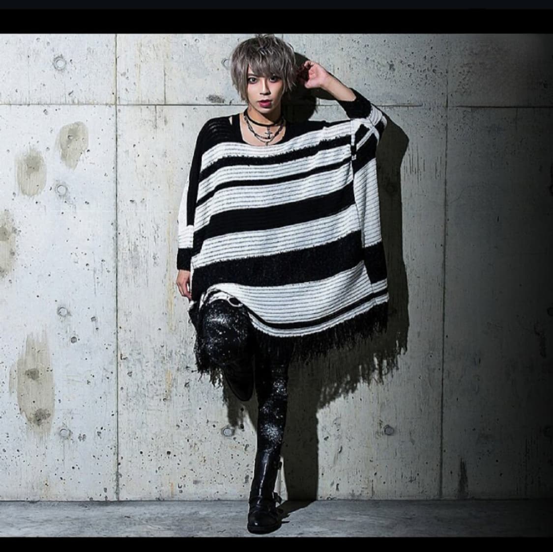 18ss Civarize “Ciel” Fringe Poncho Knit 상품이미지2