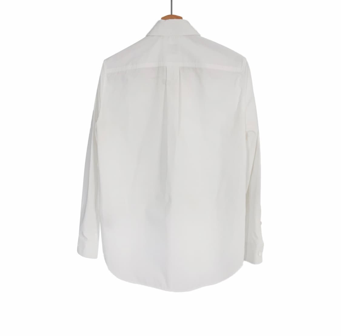 [36] 버버리 여성 자수 모노그램 로고 포플린 코튼 긴팔 셔츠 화이트 상품이미지3