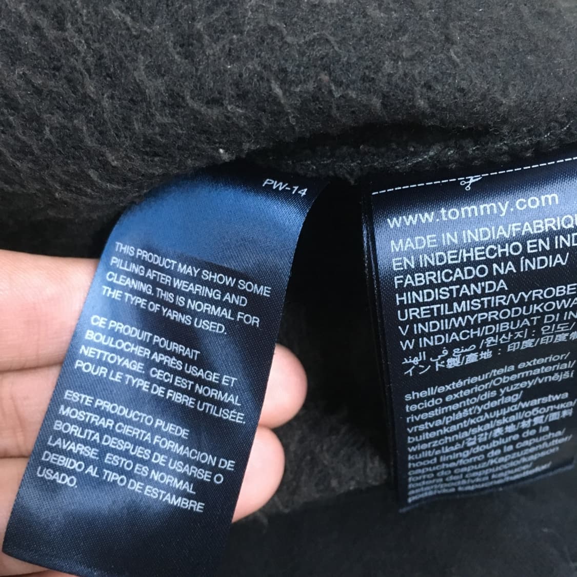 타미 빅로고 후드티 CC12 상품이미지4