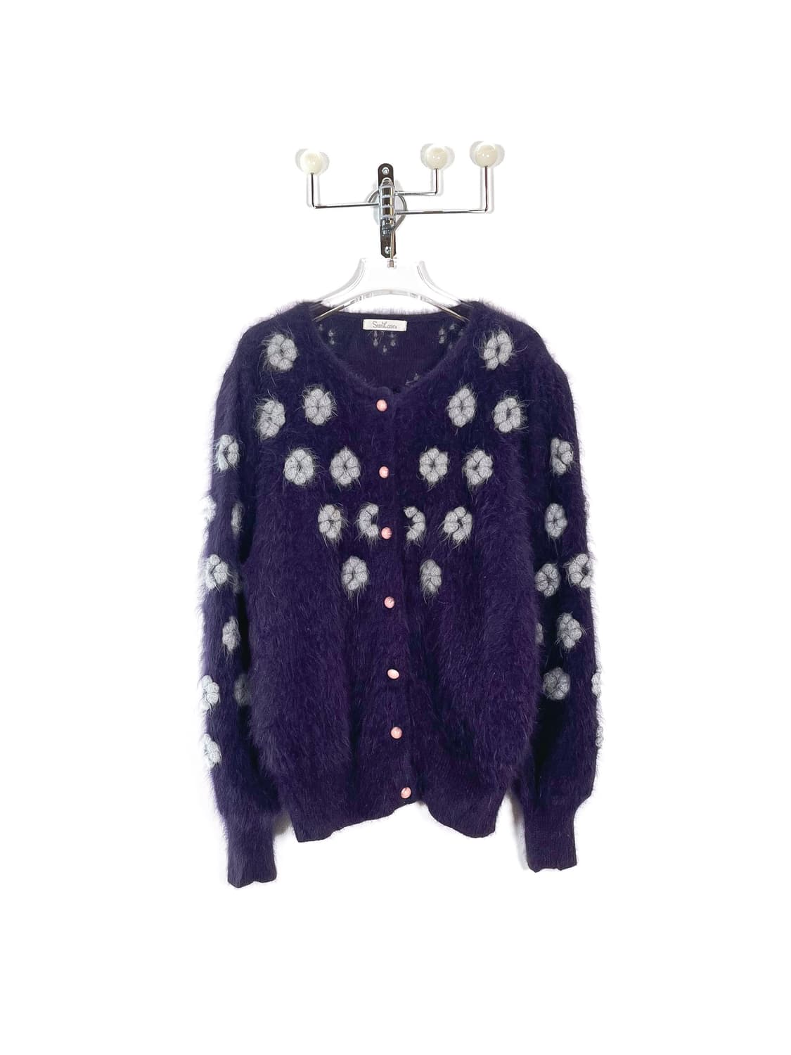  빈티지 플라워 울 가디건 상품이미지2